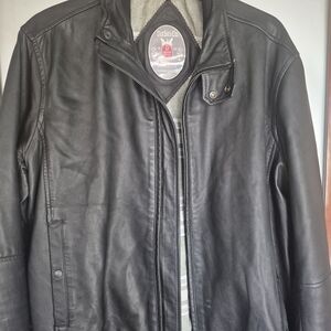 Men's Black Leather Jacket